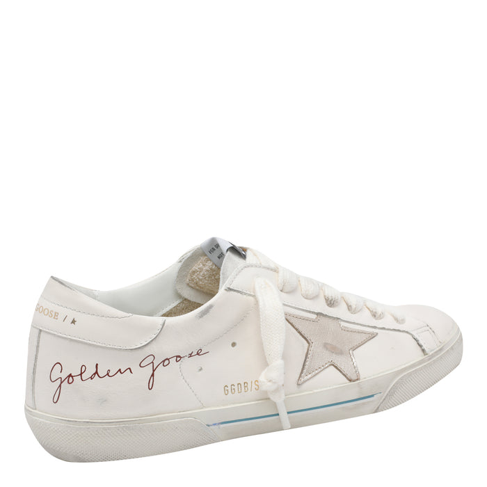Golden Goose Sneakers White Calf Leather/ Rubber Sole