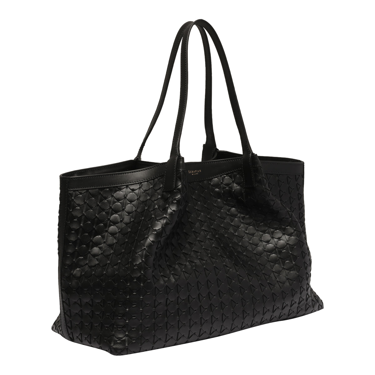 Serapian Bags Black Calf Leather