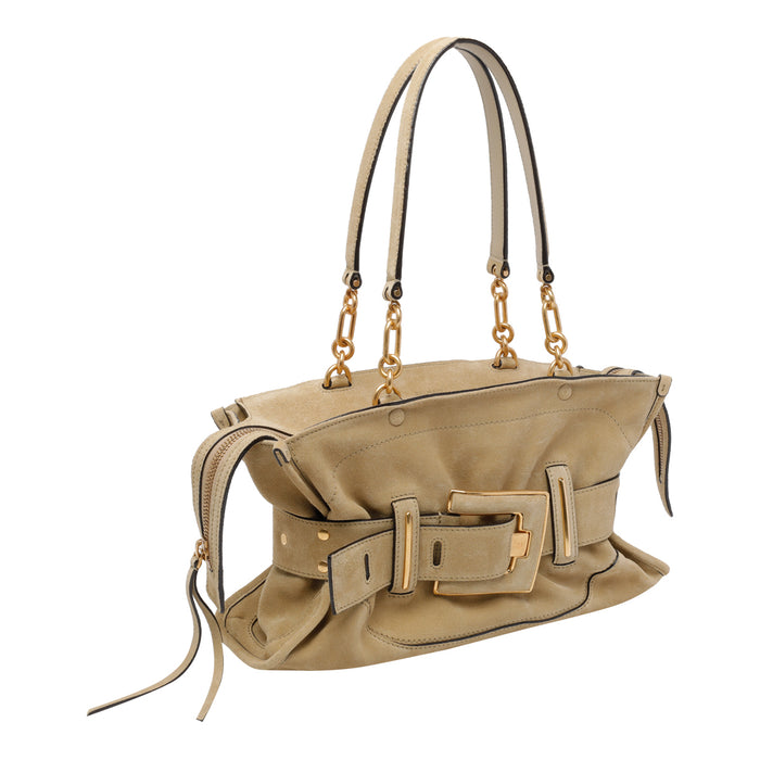 Balmain Bags Beige Calf Leather