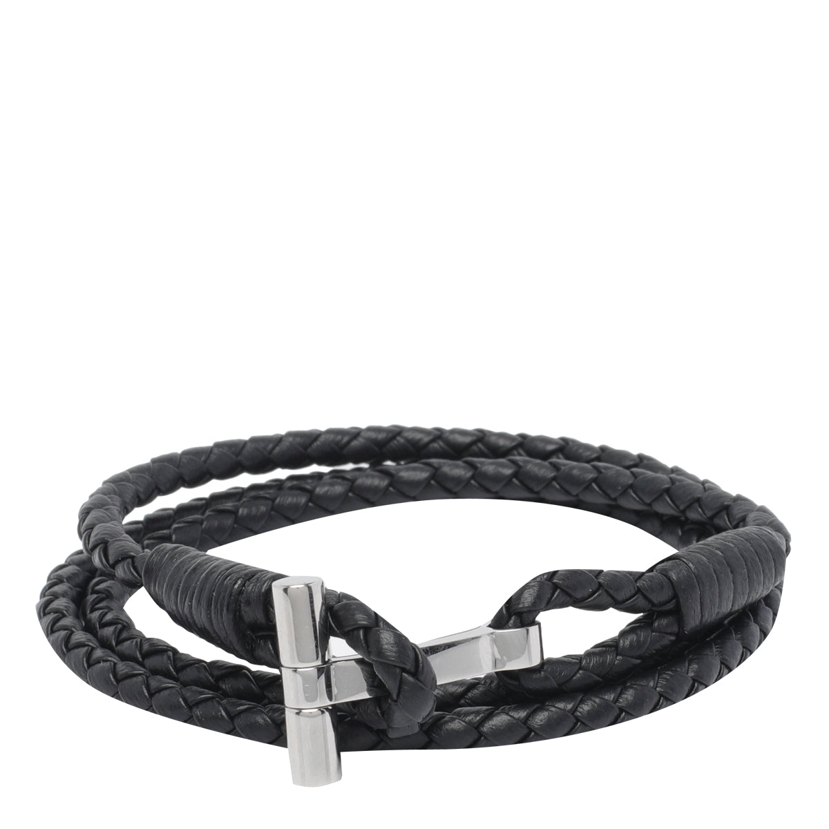 Tom Ford Bijoux Black Calf Leather And Brass