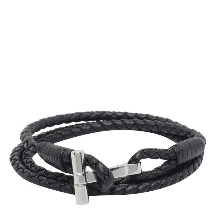 Tom Ford Bijoux Black Calf Leather And Brass