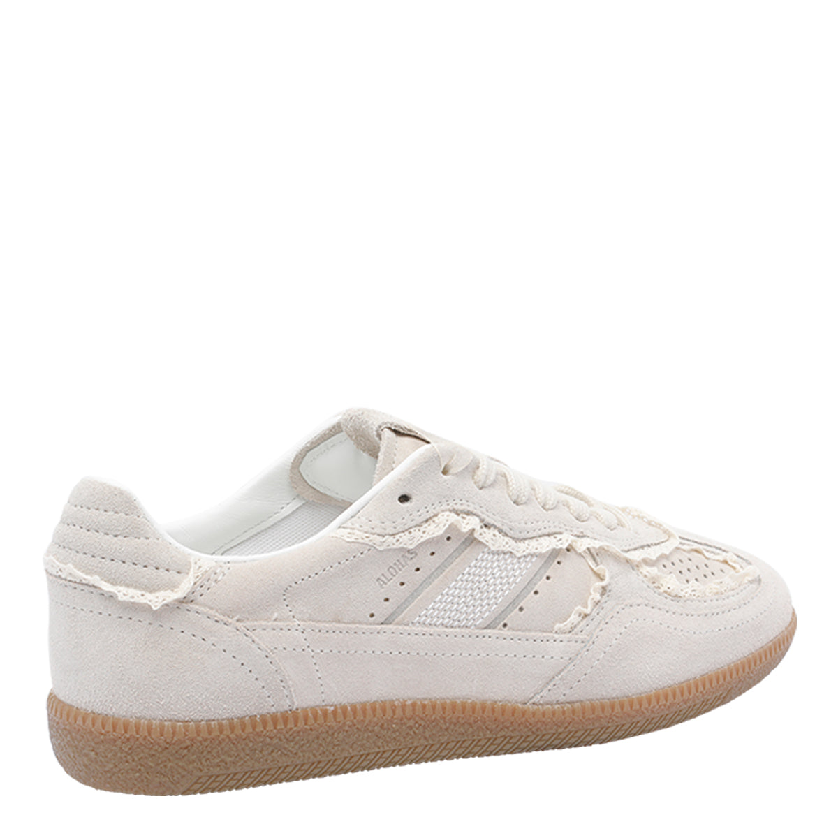 ALOHAS Sneakers White Suede Leather/rubber Sole