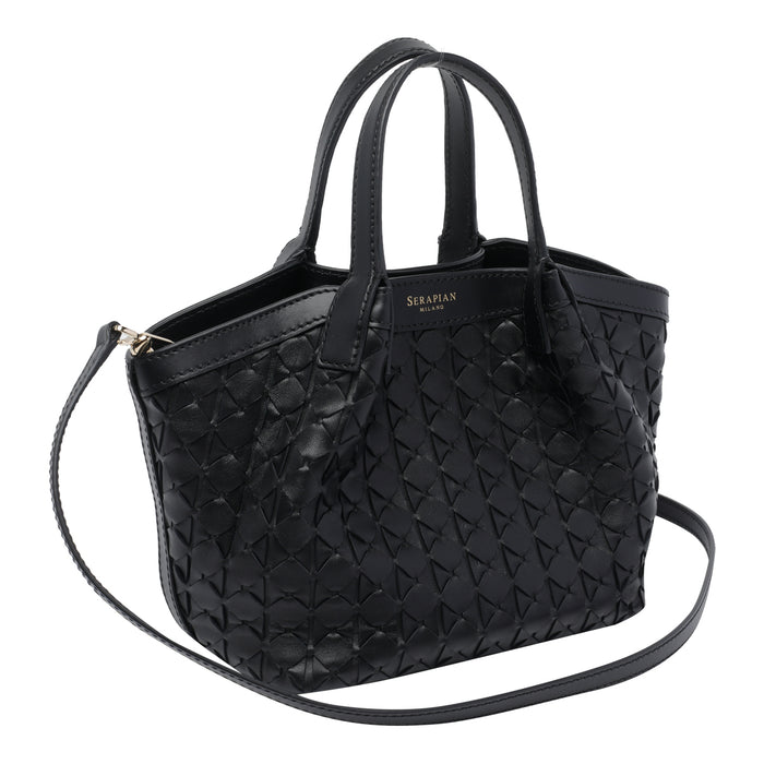 Serapian Bags Black Lamb Leather Calf
