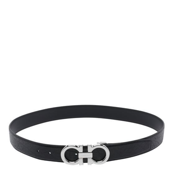 Ferragamo Belts Black Calf Leather