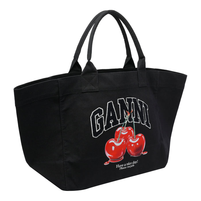 Ganni Bags Black Cotton