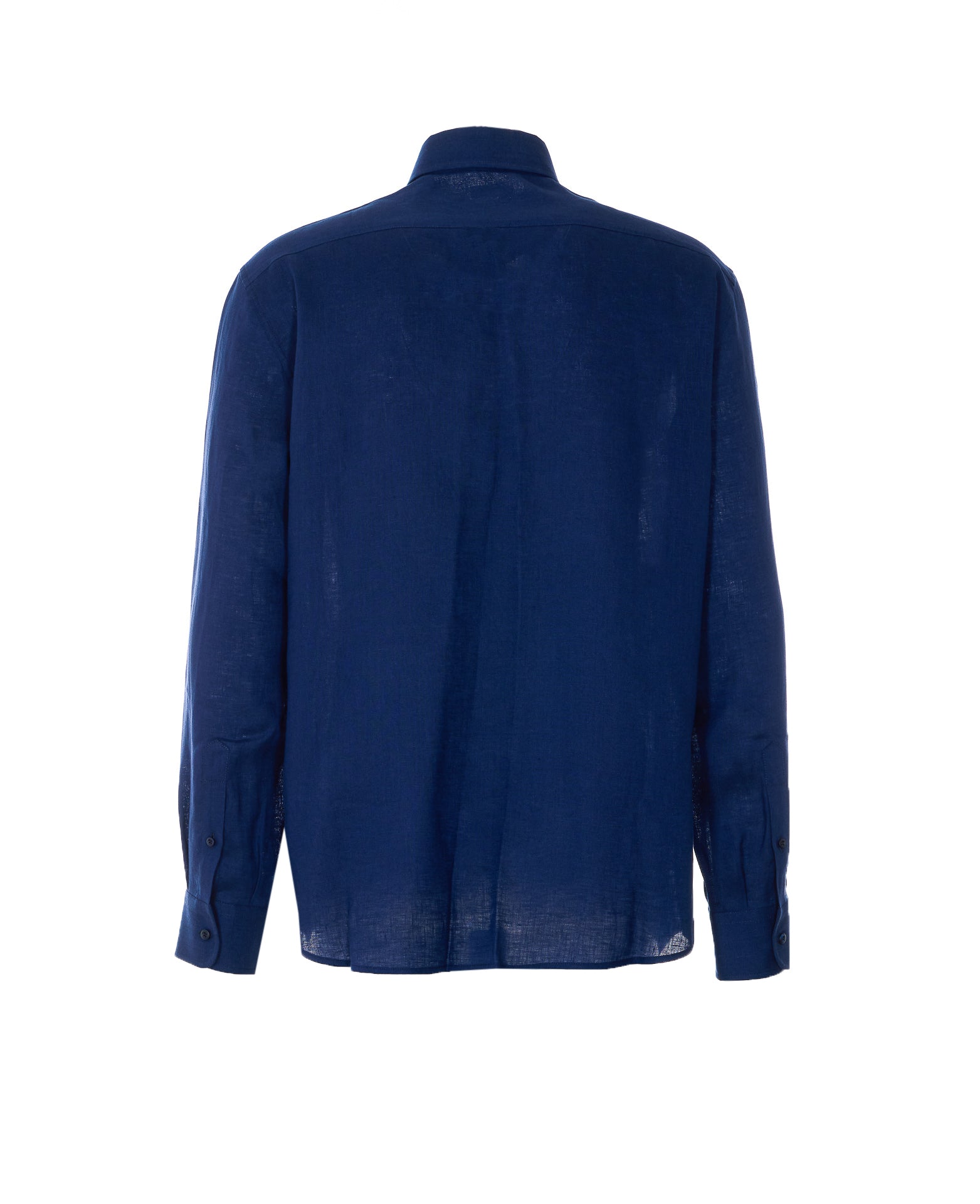 Brunello Cucinelli Shirts Blue Linen