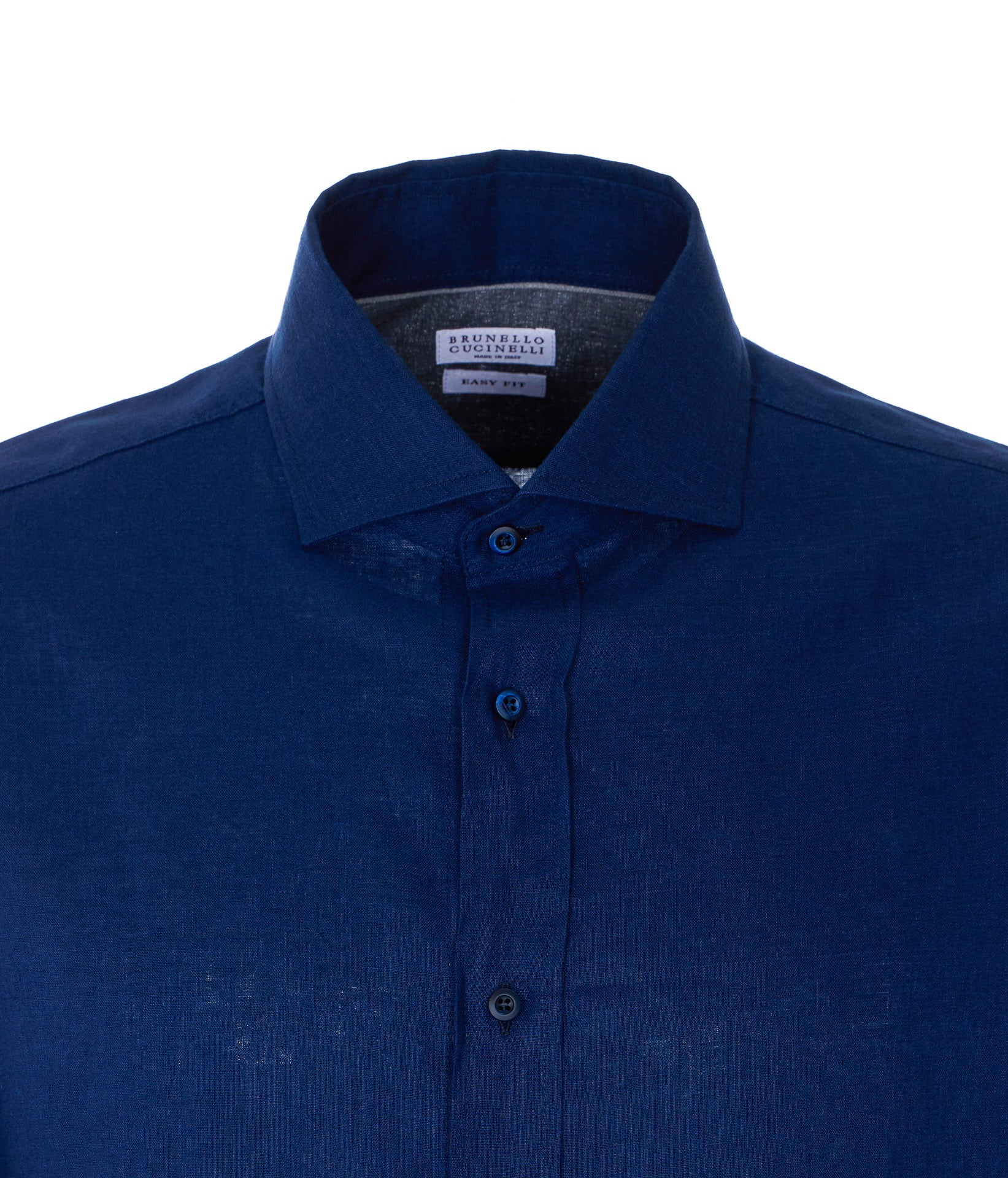 Brunello Cucinelli Shirts Blue Linen