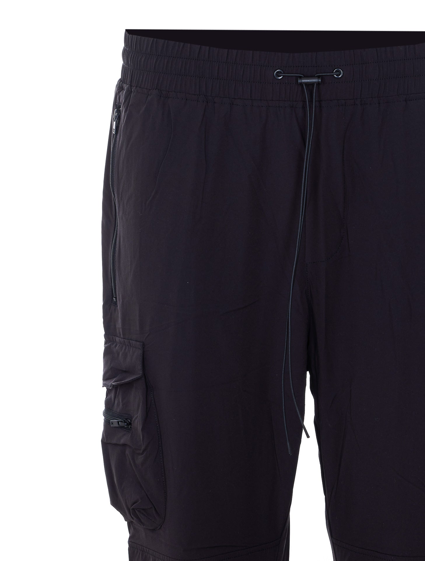 Represent Trousers Black Nylon