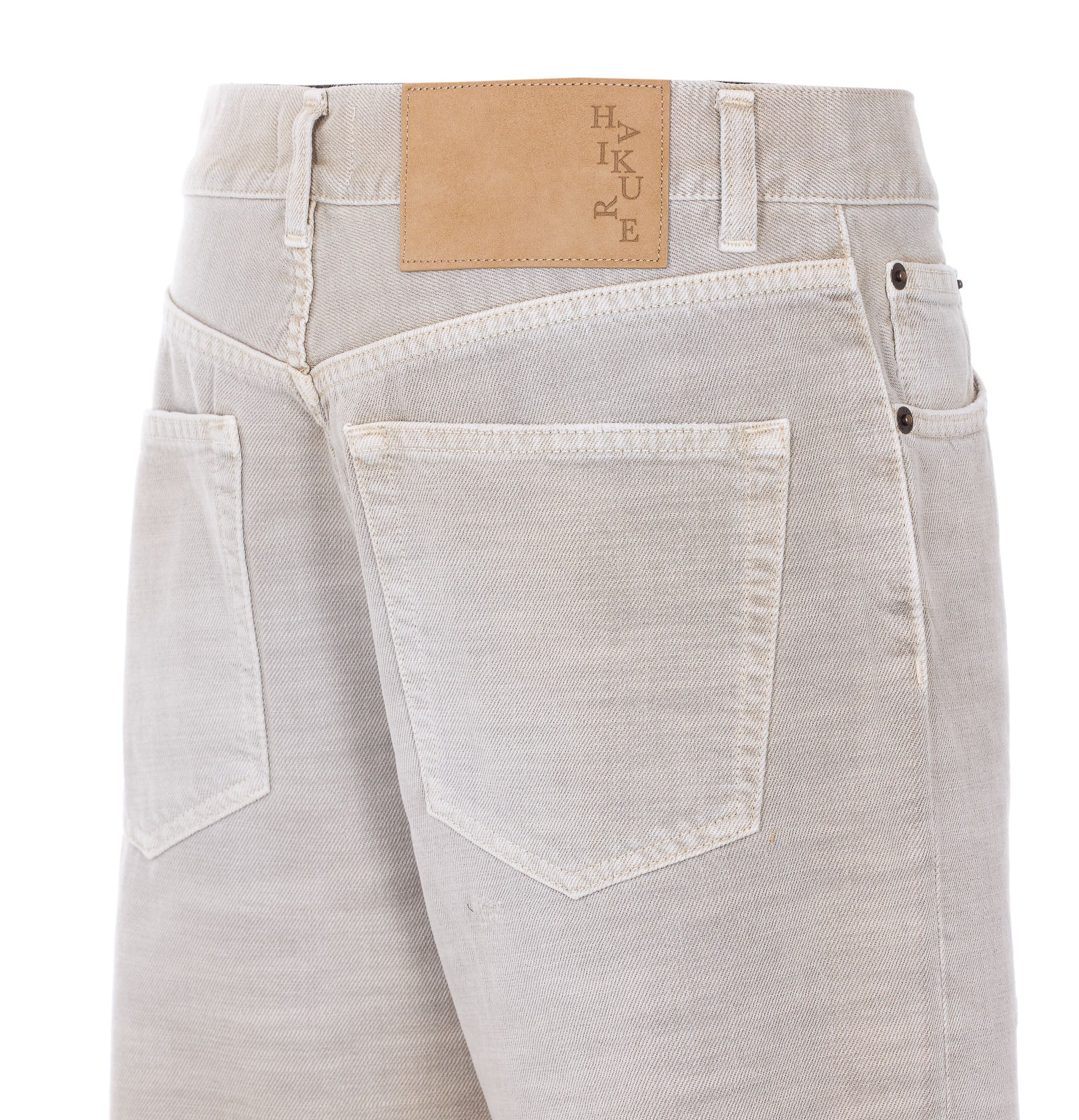 Haikure Jeans Beige Cotton