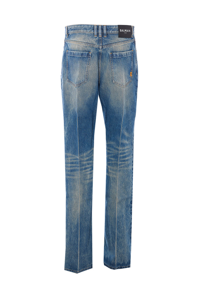 Balmain Jeans Blue Cotton