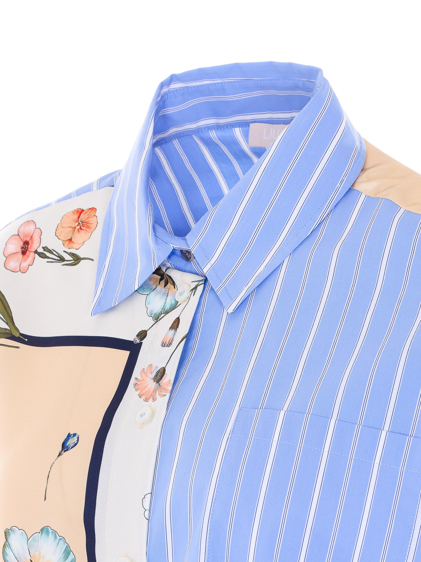 Liu Jo Shirts Blue Cotton