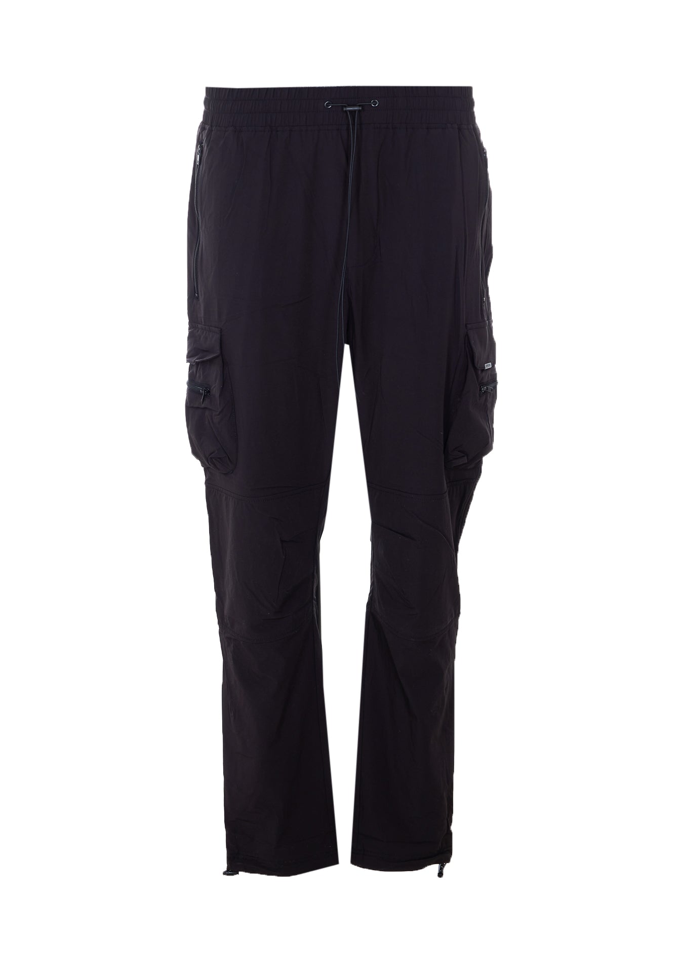Represent Trousers Black Nylon