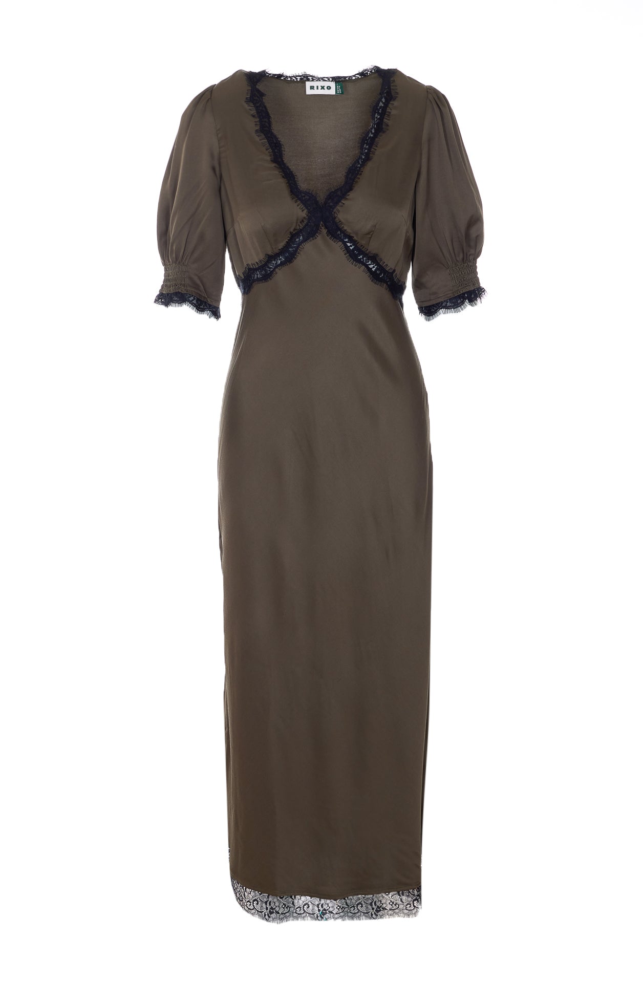 Rixo Dresses Green Viscose