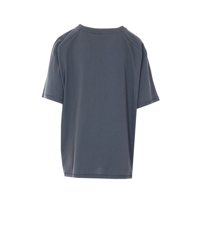 GANNI T-shirts and Polos Grey Organic Cotton