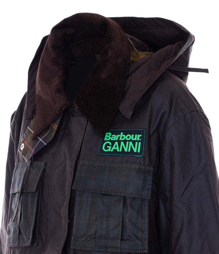 BARBOUR X GANNI Coats MultiColour Waxed Cotton