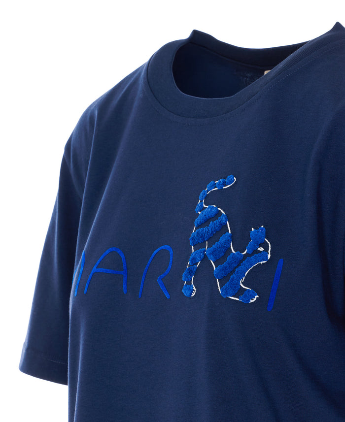 Marni T-shirts and Polos Blue Cotton