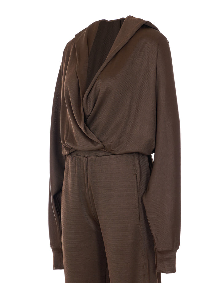 THE ANDAMANE Trousers Brown Viscose