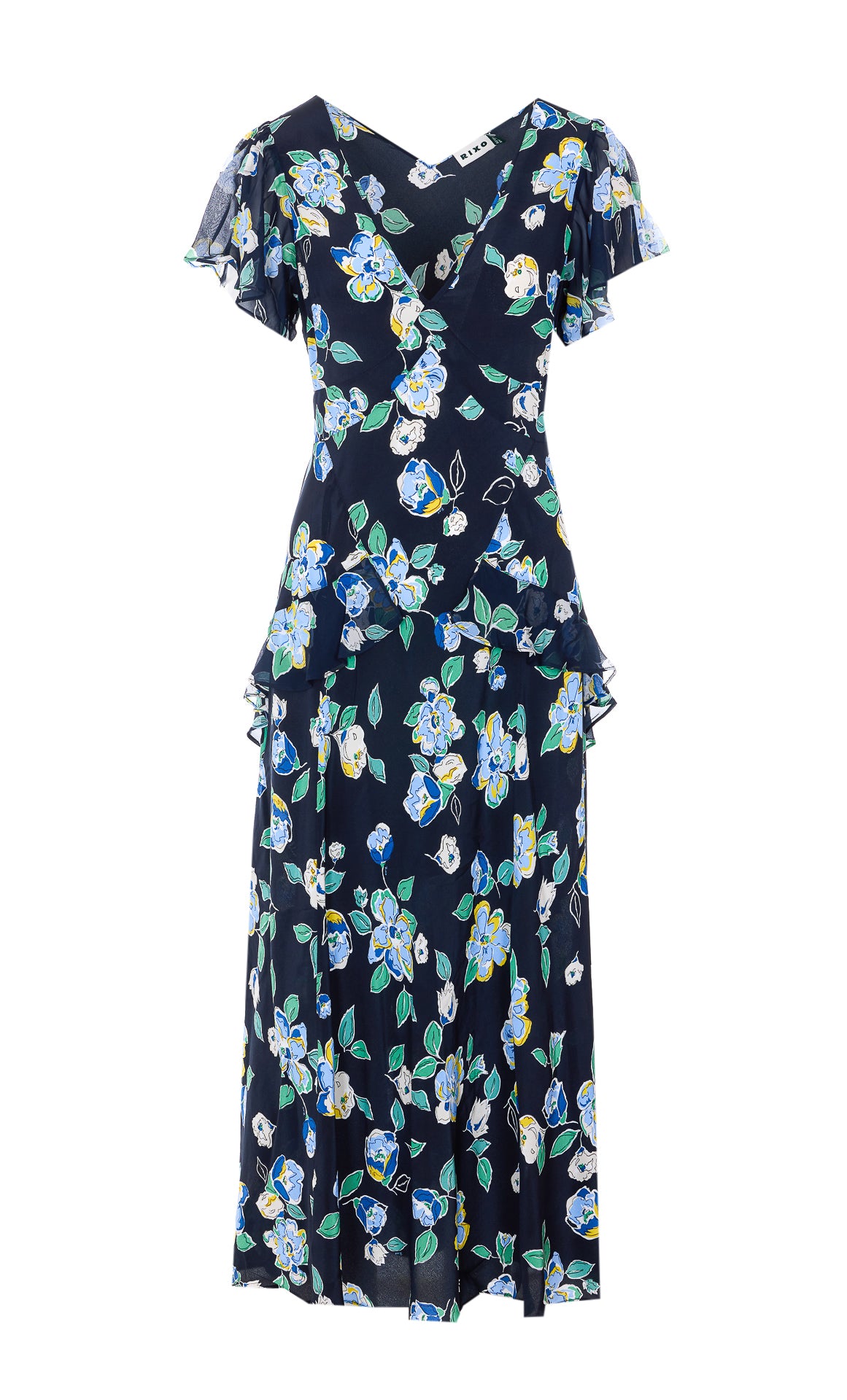 Rixo Dresses Black Silk