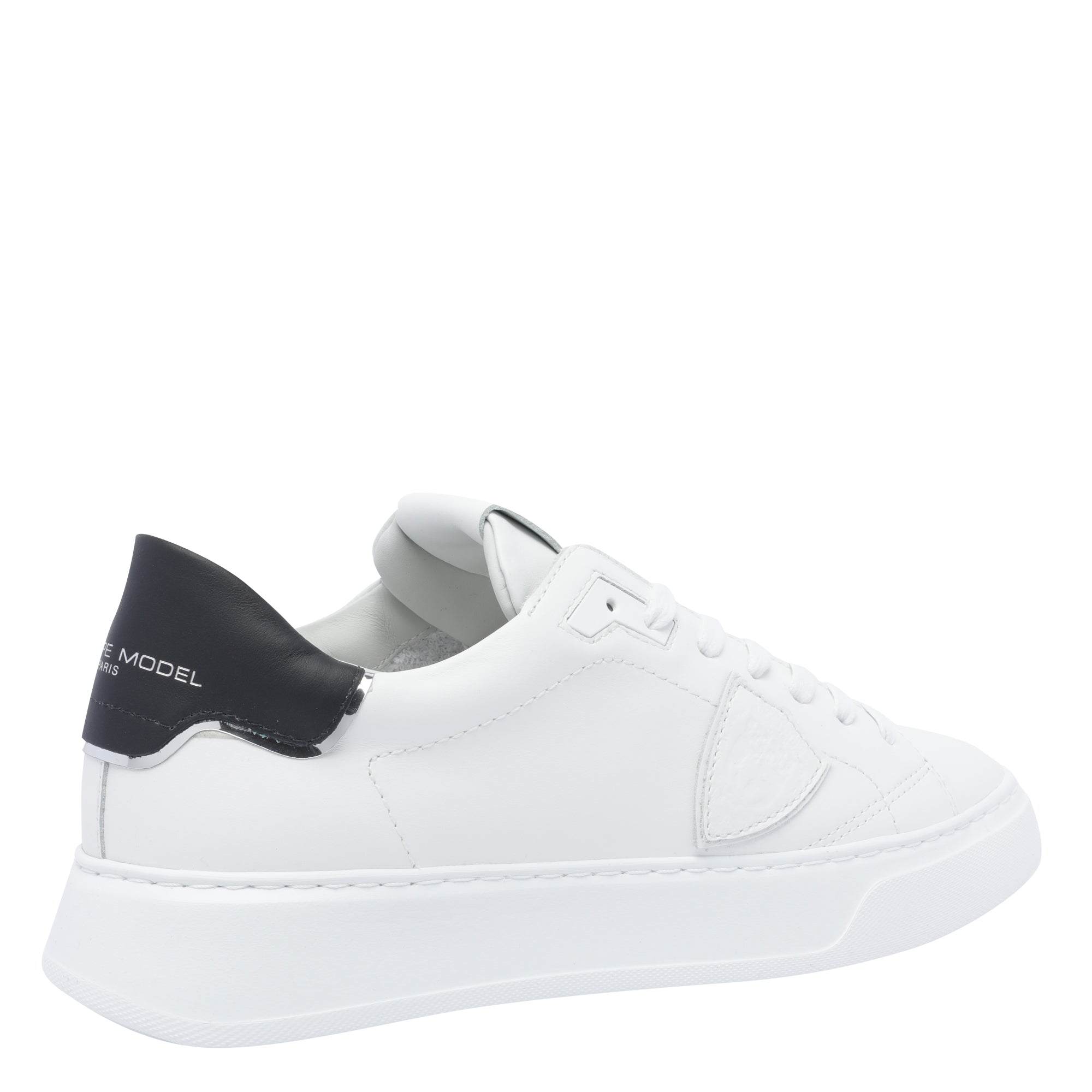 Philippe Model Sneakers White Calf Leather/rubber Sole