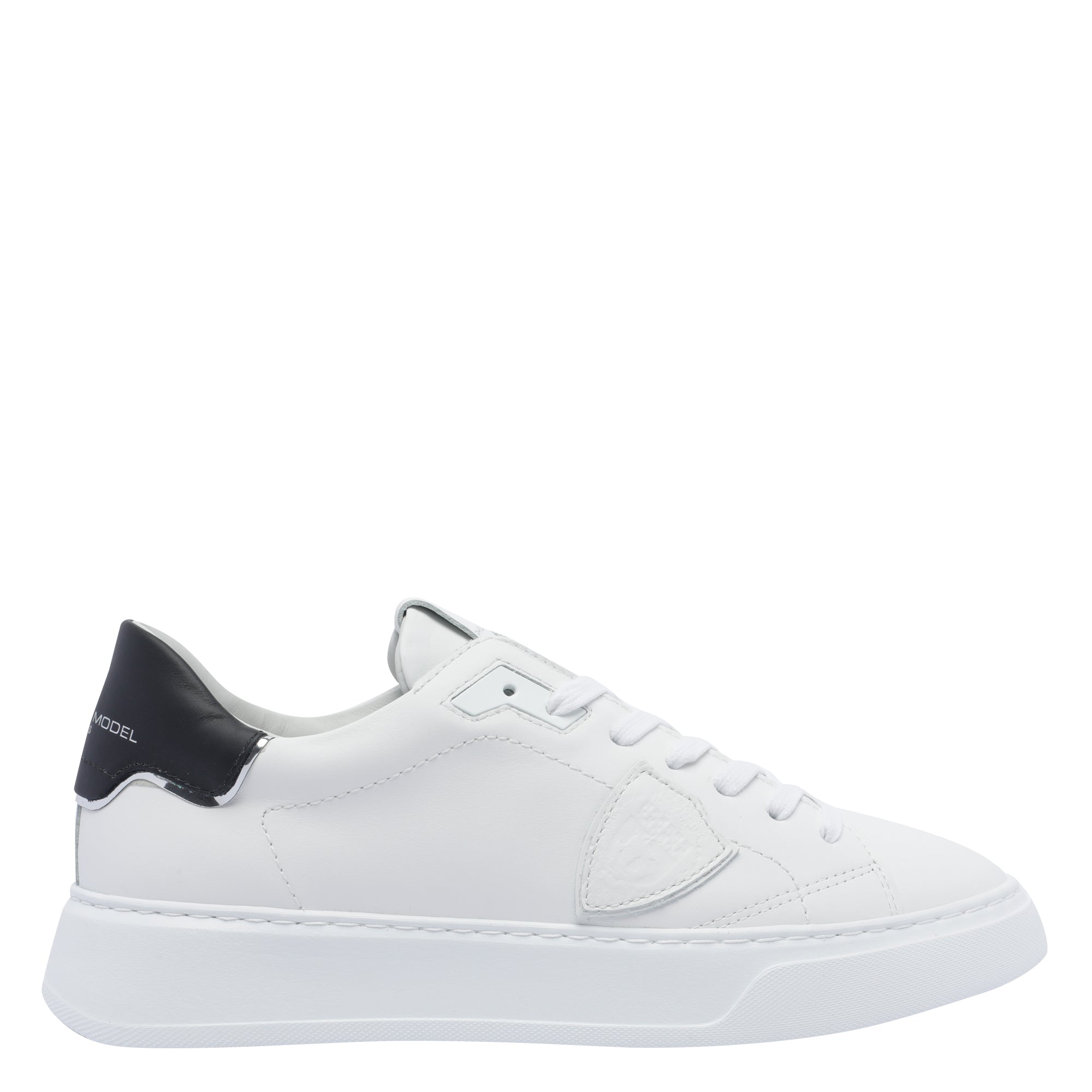 Philippe Model Sneakers White Calf Leather/rubber Sole