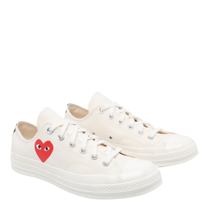 Play x Converse Sneakers White Fabric/rubber Sole