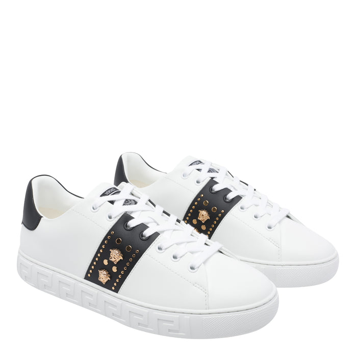 Versace Sneakers White Nylon/rubber Sole