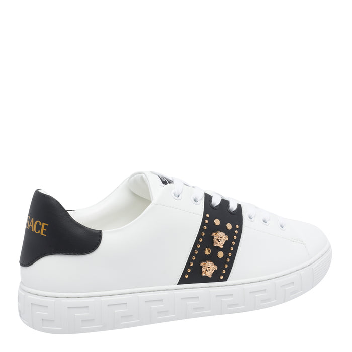 Versace Sneakers White Nylon/rubber Sole
