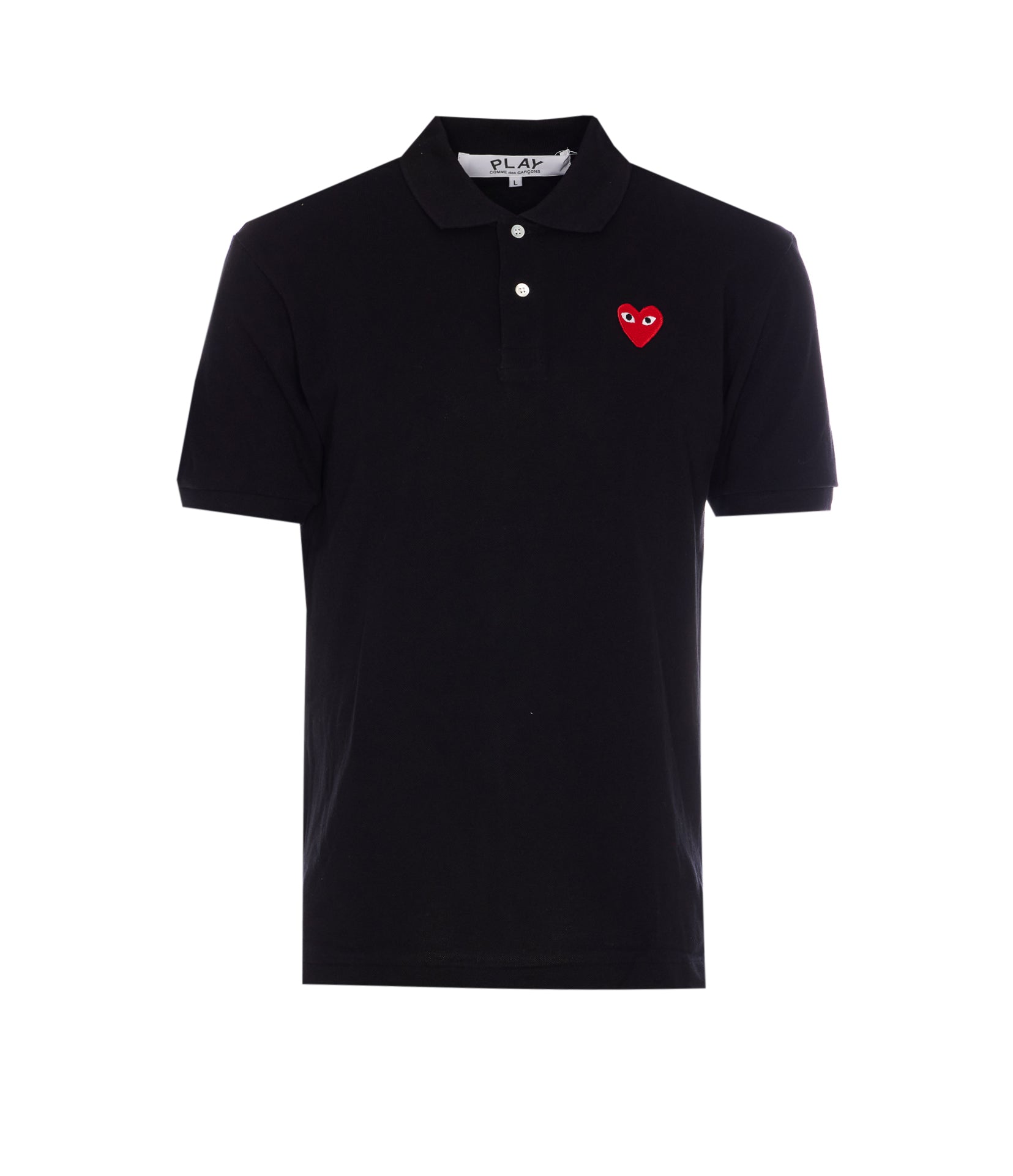 Comme Des Garcons Play T-Shirts And Polos Black Cotton