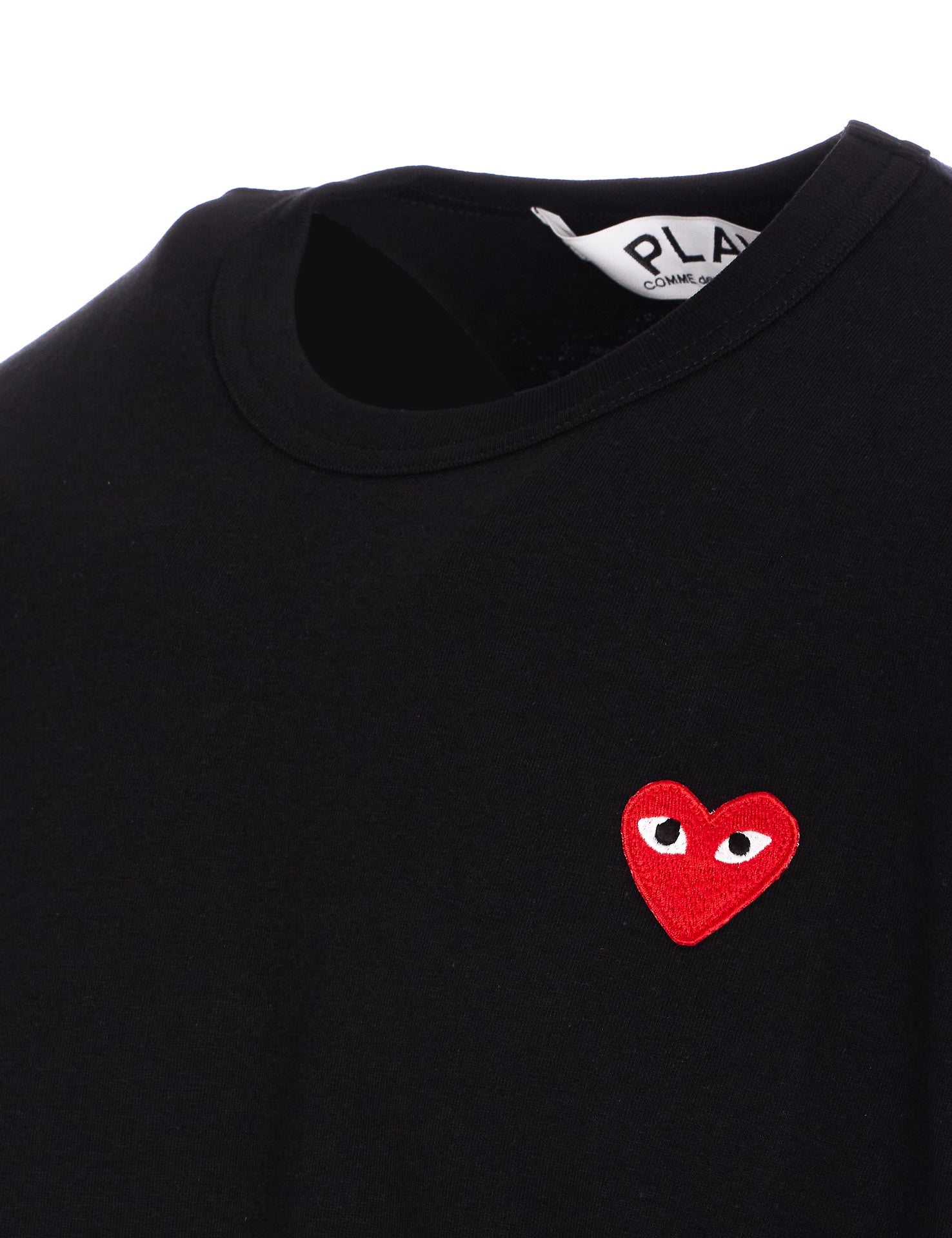 COMME DES GARCONS PLAY T-shirts and Polos Black Cotton