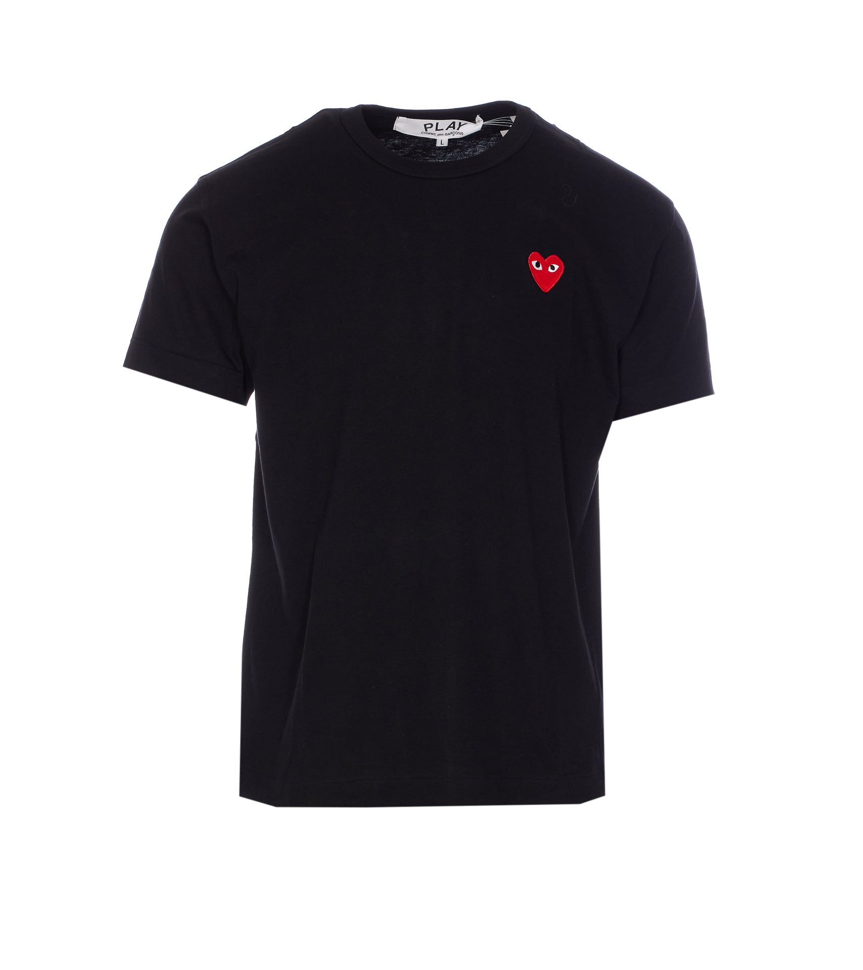 COMME DES GARCONS PLAY T-shirts and Polos Black Cotton