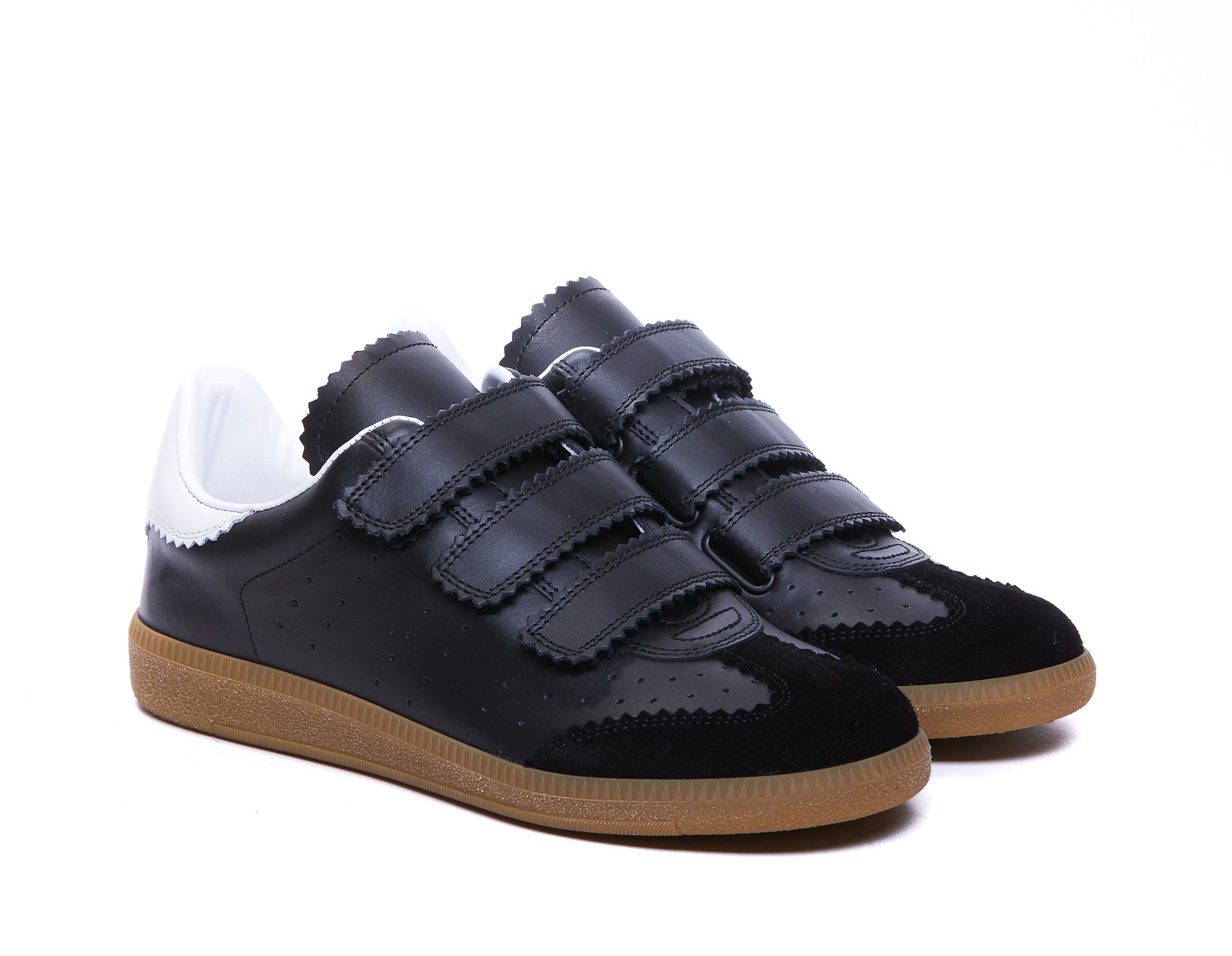 Isabel Marant Sneakers Black Calf Leather/rubber Sole