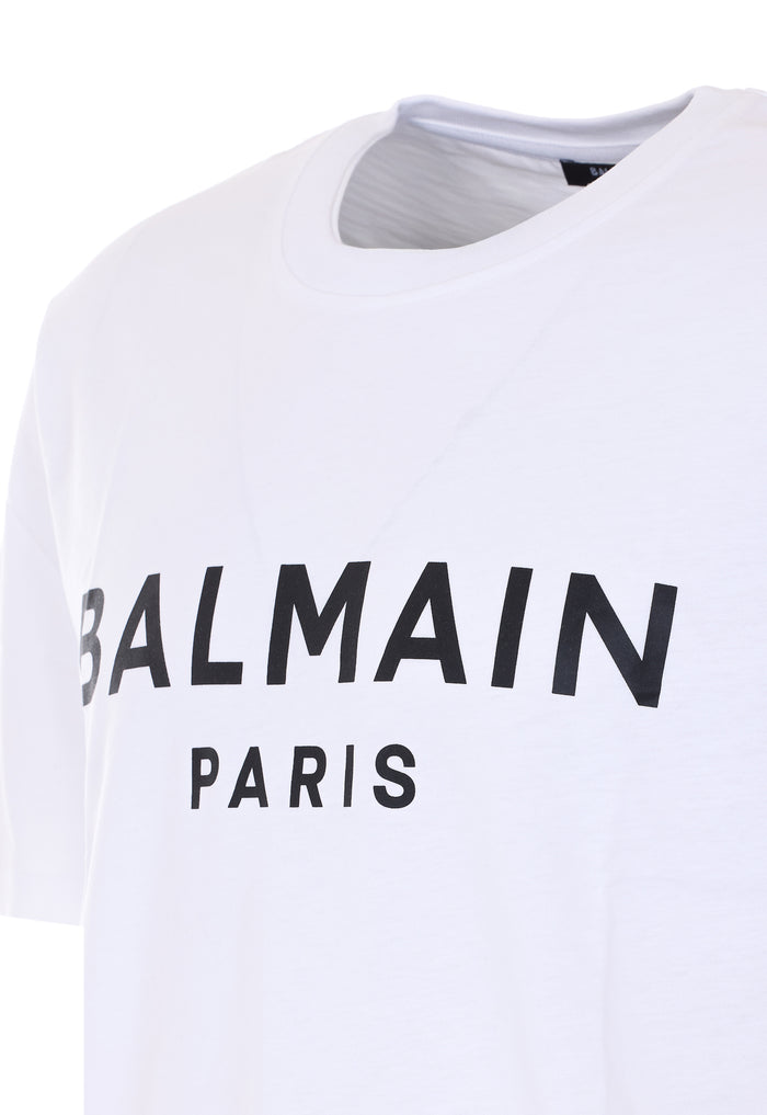 Balmain T-shirts and Polos White Cotton