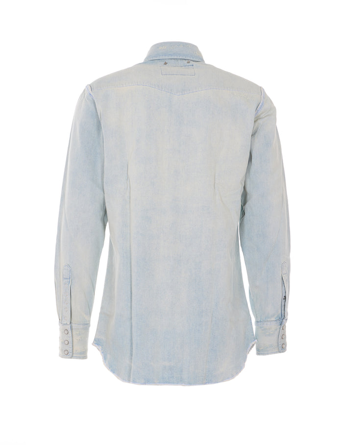 Golden Goose Shirts Blue Cotton