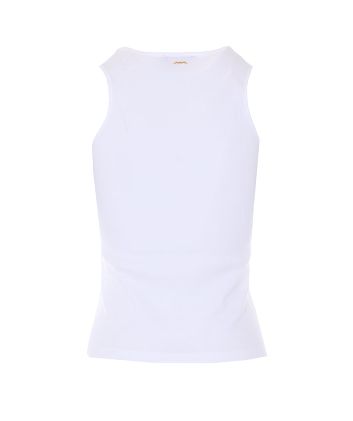 Twin-set Top White Cotton