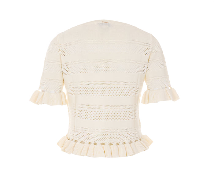 Twin-set T-shirts and Polos White Viscose