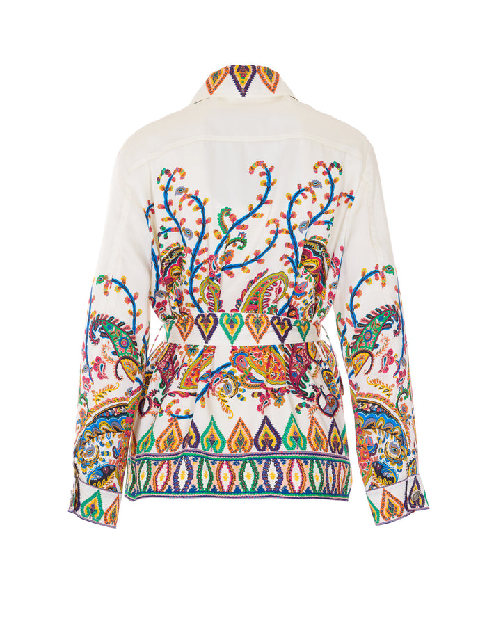 Etro Jackets White Polyester