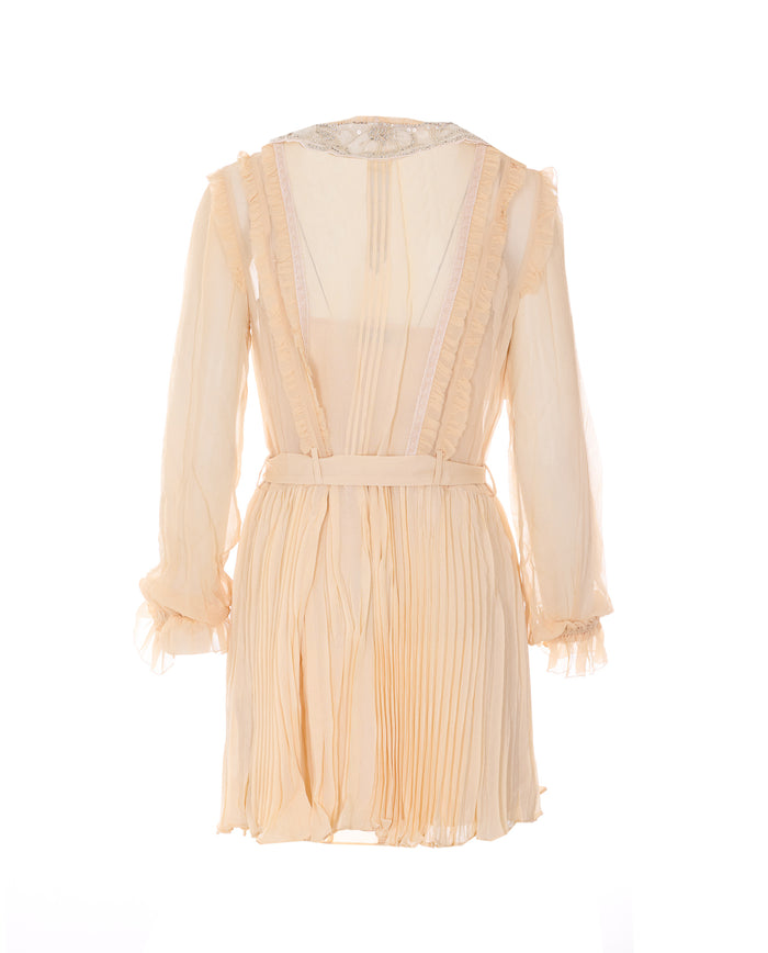 Self Portrait Dresses Beige Viscose