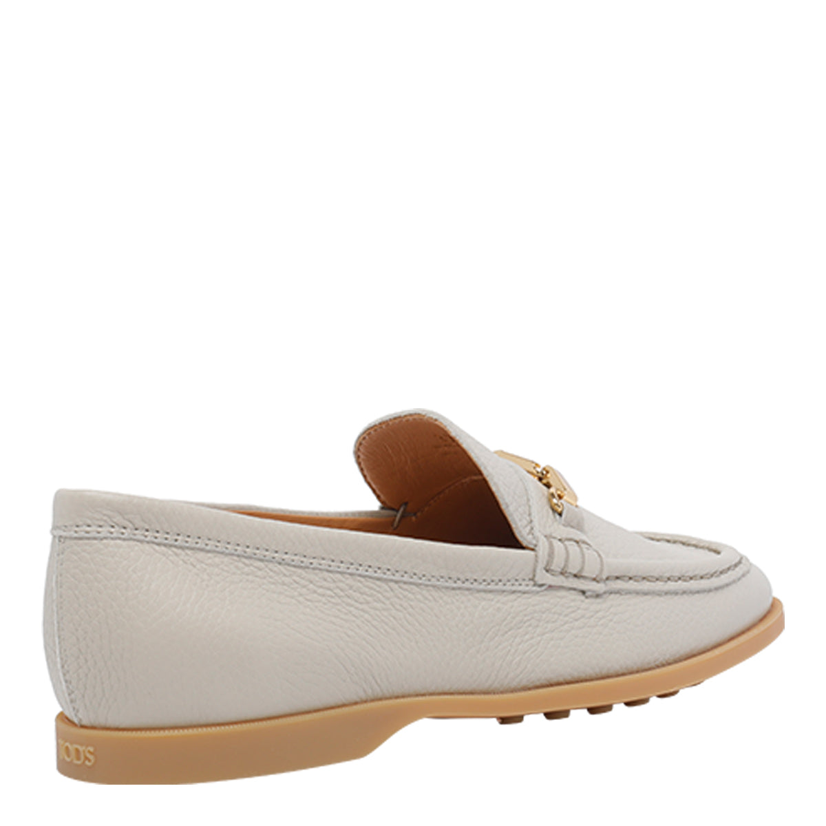 Tods Flat shoes White Calf Leather/rubber Sole