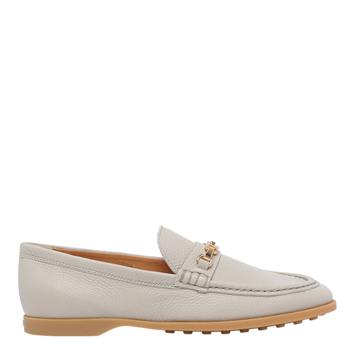 Tods Flat shoes White Calf Leather/rubber Sole