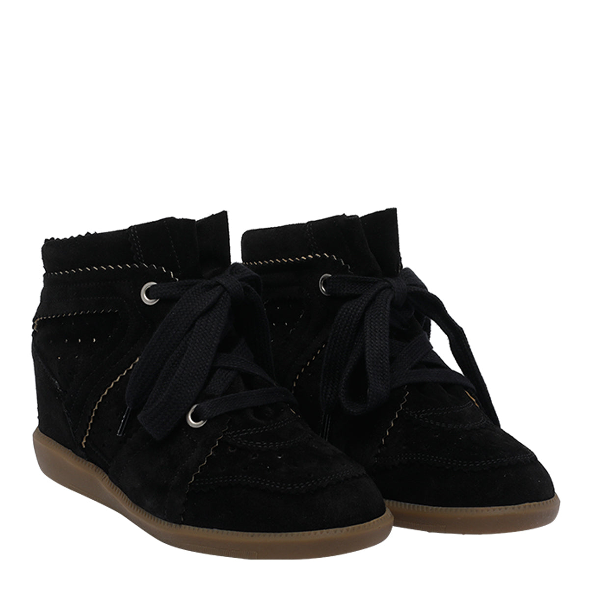 Isabel Marant Sneakers Black Suede Leather/rubber Sole