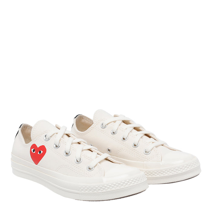 Play x Converse Sneakers White Fabric/rubber Sole
