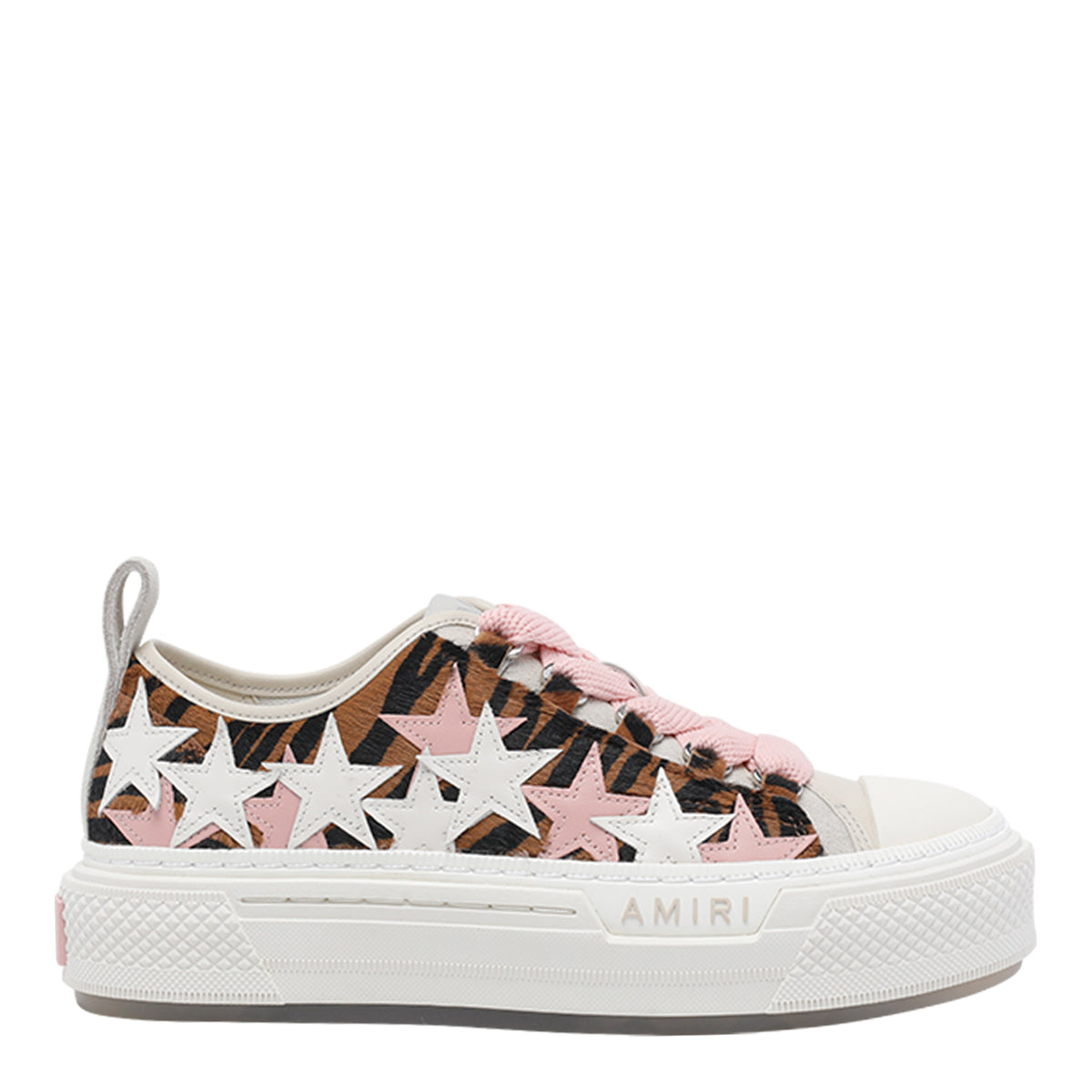 Amiri Sneakers Pink Calf Leather/rubber Sole