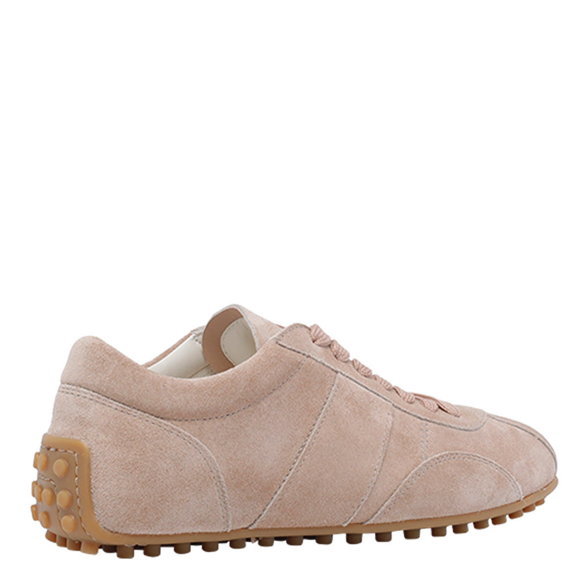 Tods Sneakers Beige Suede Leather/rubber Sole
