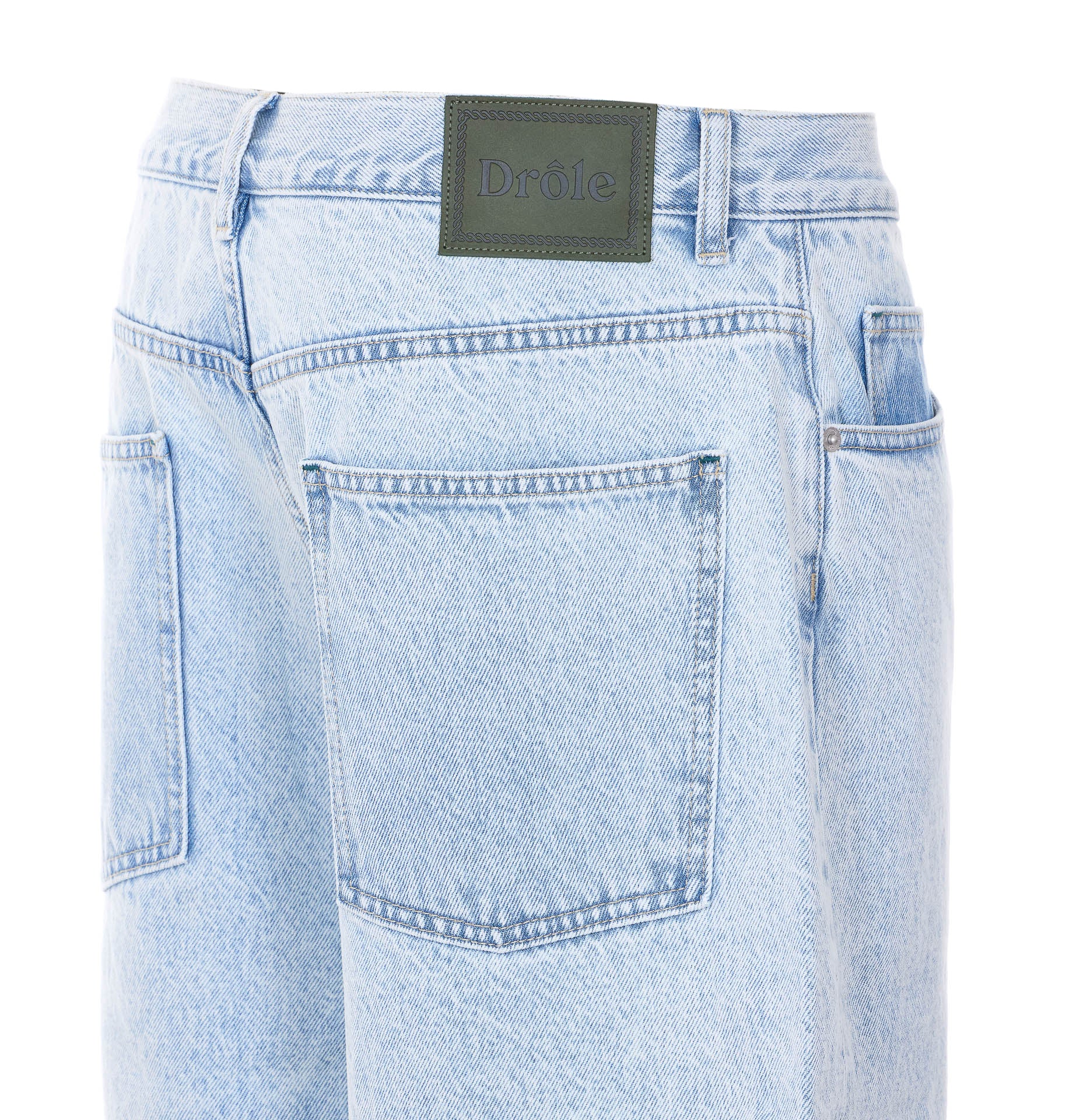 Drole De Monsieur Jeans Blue Cotton
