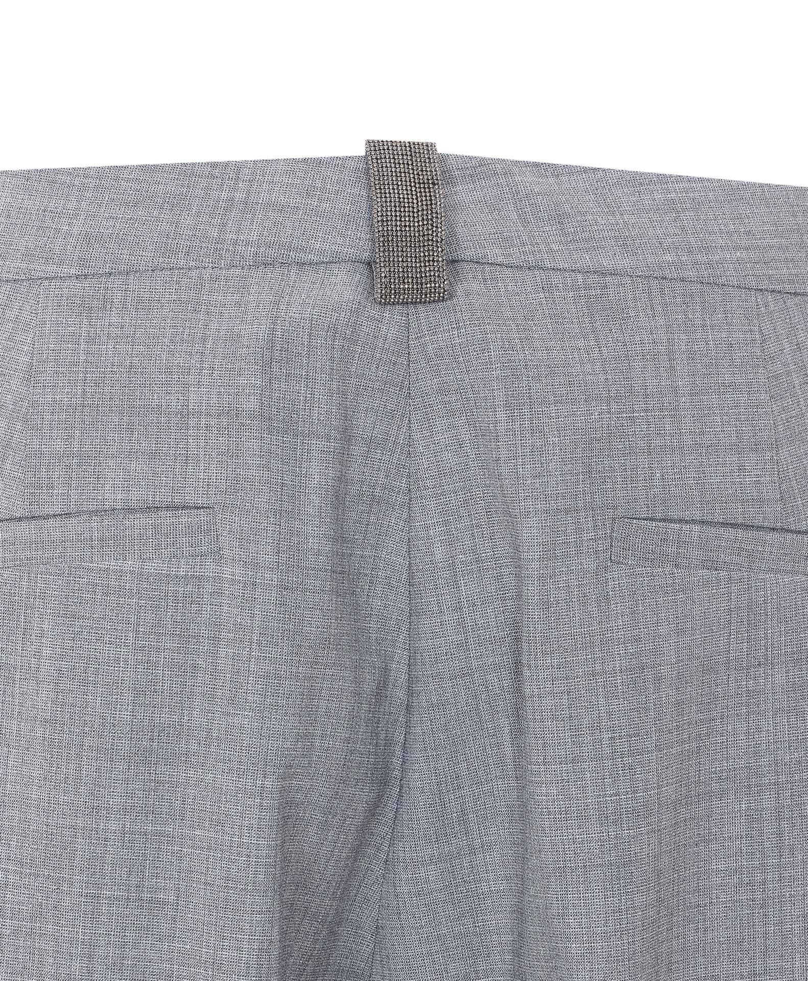 Fabiana Filippi Trousers Grey Virgin Wool