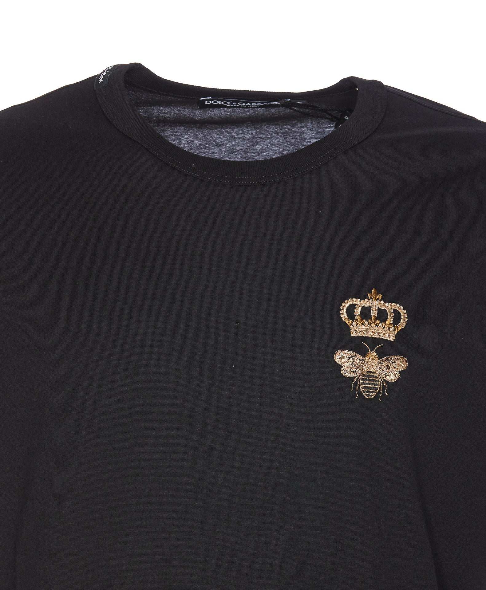Dolce & Gabbana T-shirts and Polos Black Cotton