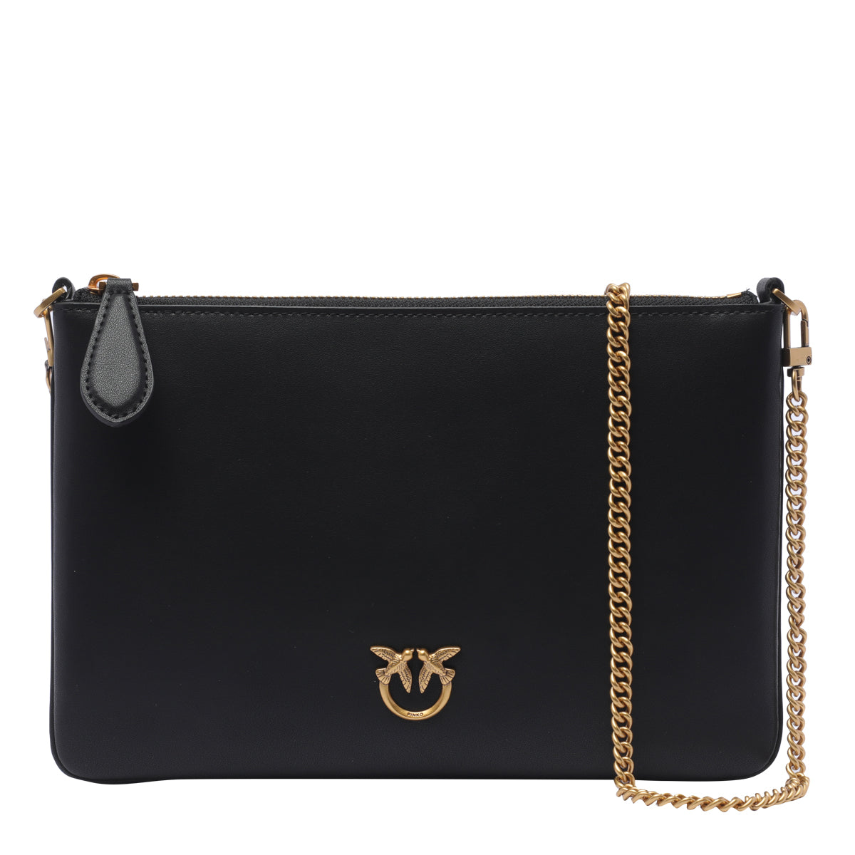 Pinko Bags Black Calf Leather