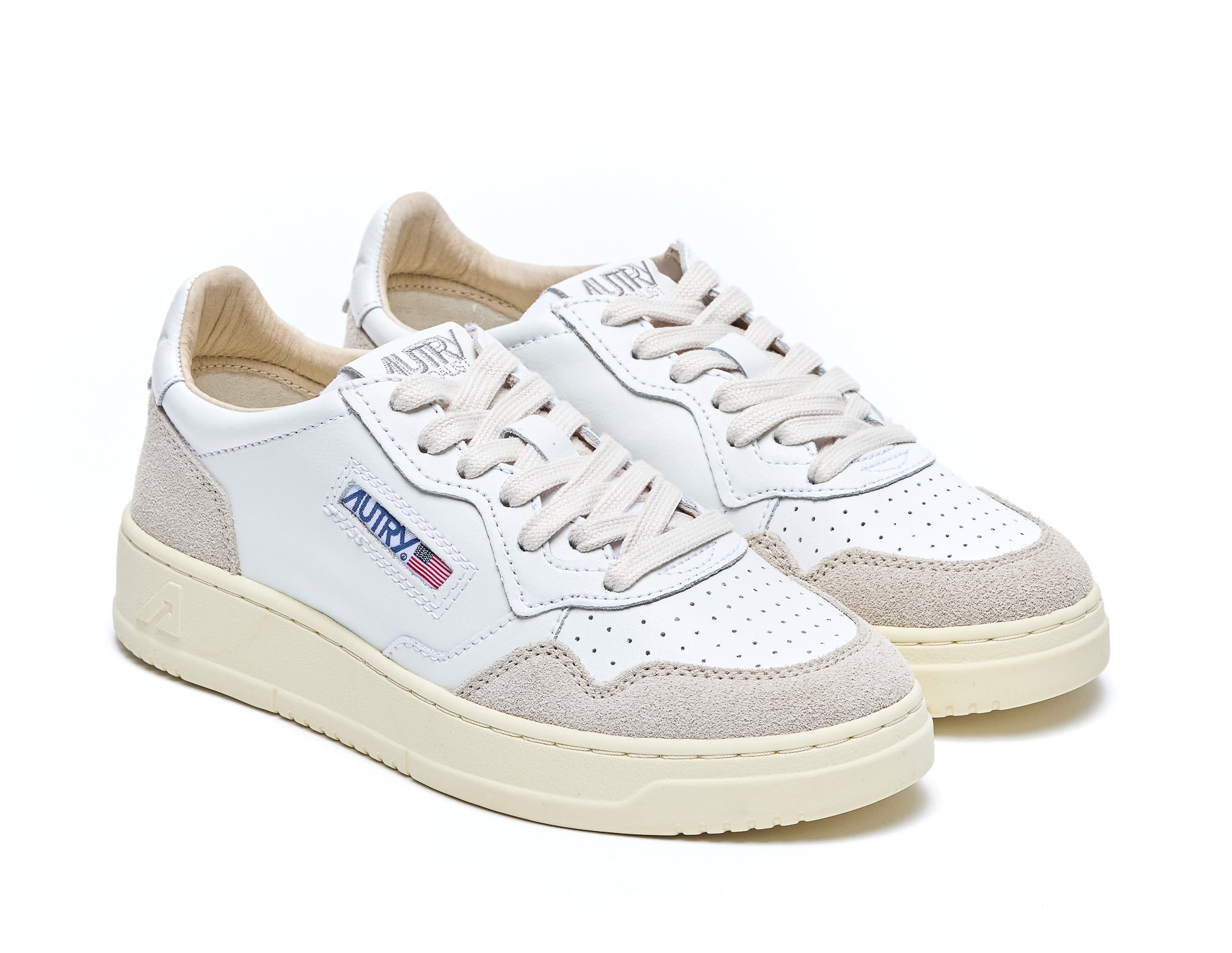 Autry Sneakers White Leather And Suede Upper