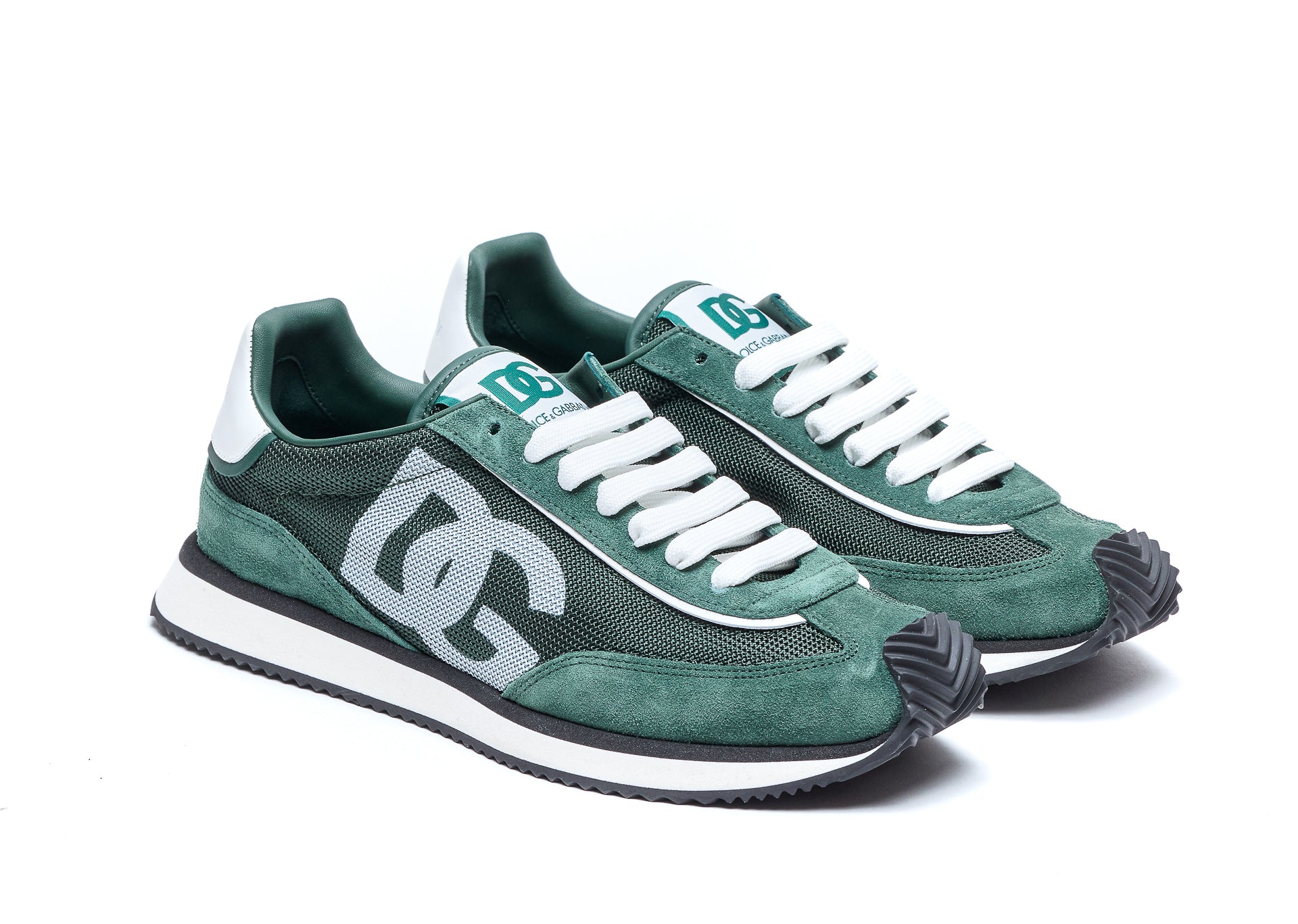 Dolce & Gabbana Sneakers Green Suede