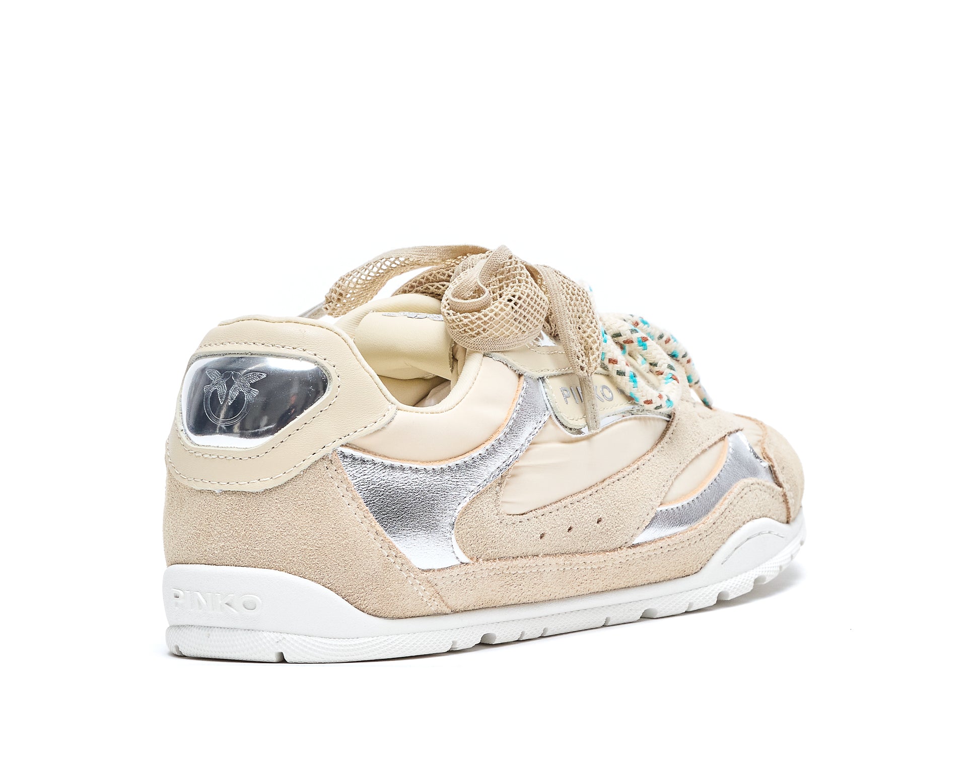Pinko Sneakers Beige Leather